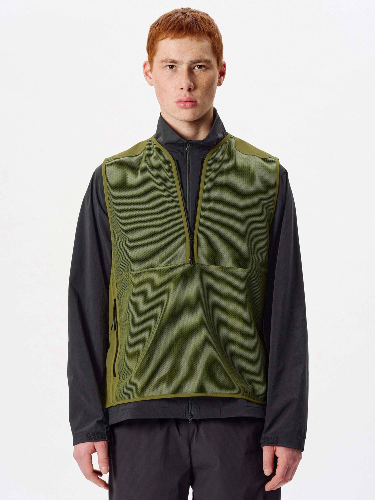 Tonalith Mesh Half Zip Vest – Goldwin Europe