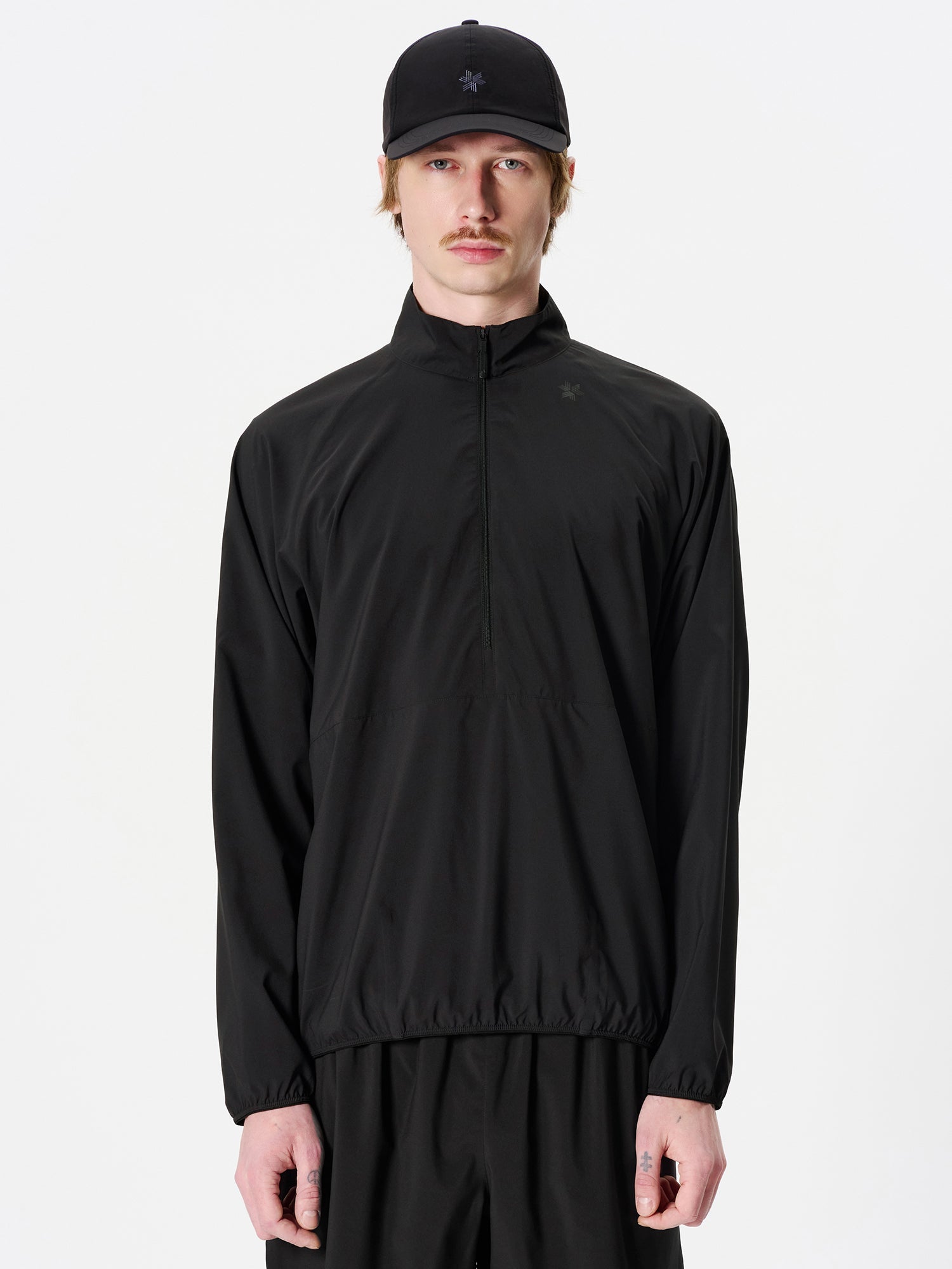 GOLDWIN GL1471IRH ブラック ウィンドクルー Floating Wind Shell Half Zip Pullover – Goldwin Europe