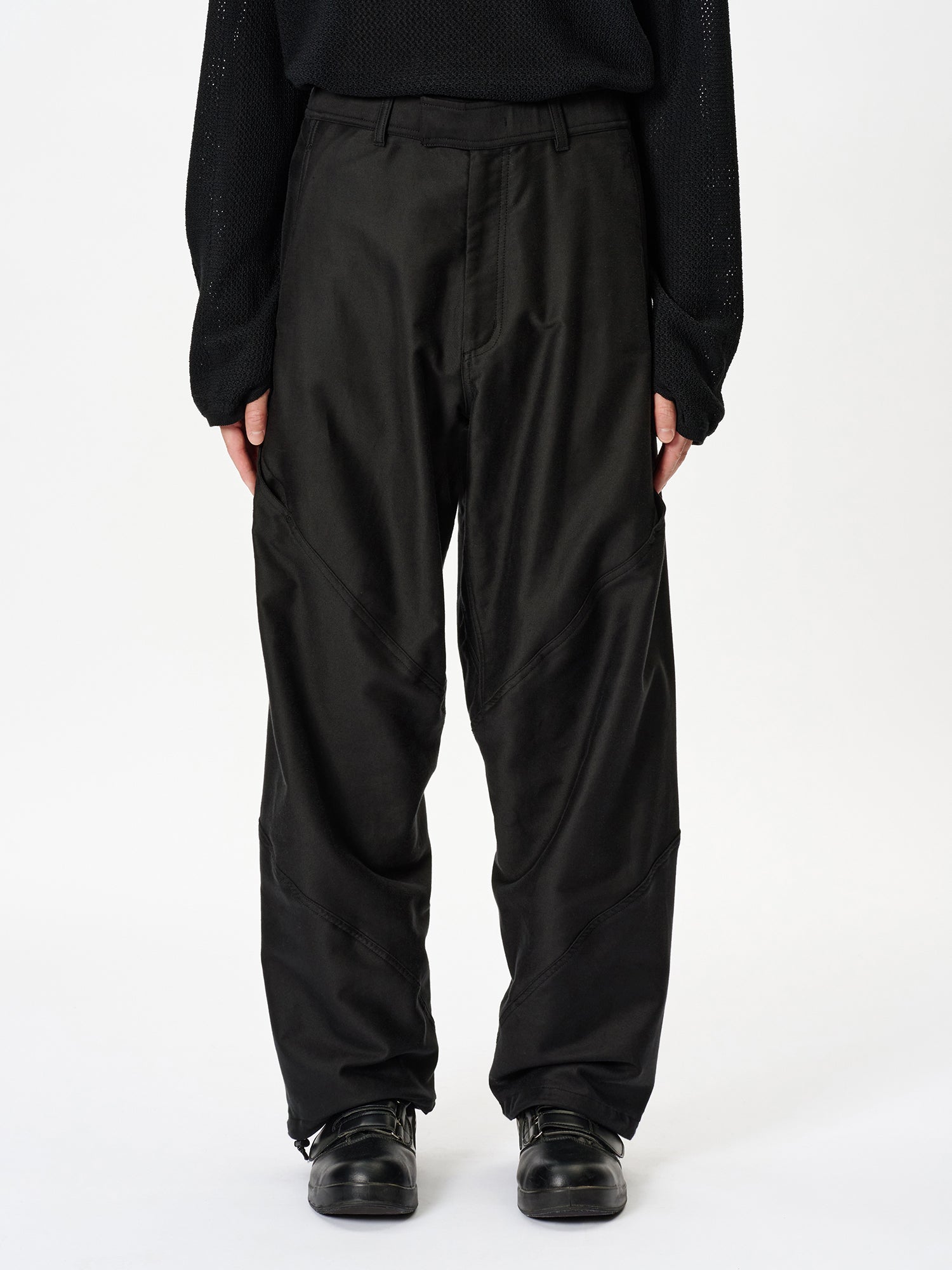 Goldwin 0 Cotton Silk Blend Helicoid Wide Pants – Goldwin Europe