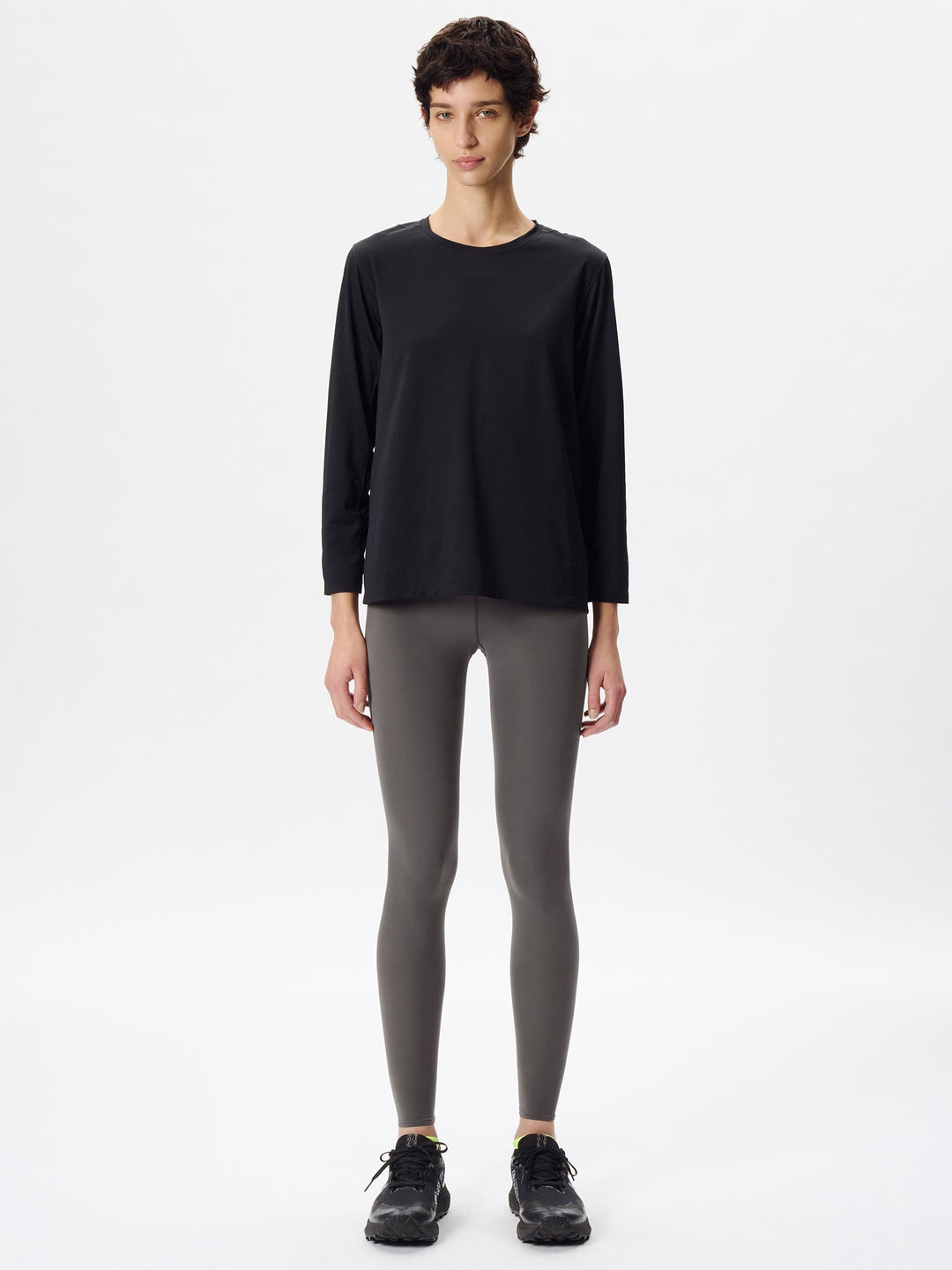 ウォーキング・ランニングウェア Goldwin Compression Long Tights S BK Compression Long Tights (Woman) – Goldwin Europe
