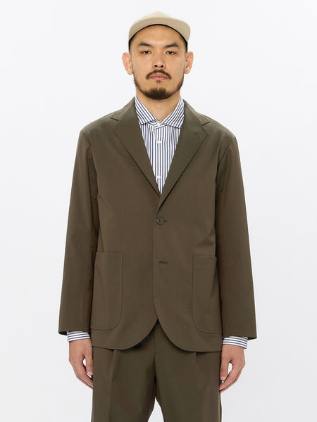 Wool Blend Twill 2B Jacket