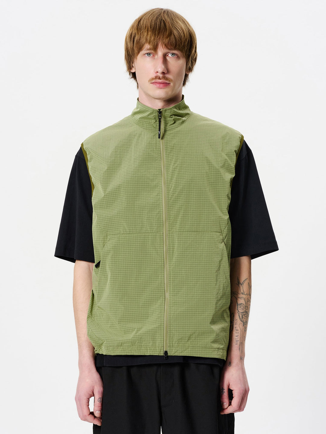 Dope Dyed Rip-stop Wind Vest – Goldwin Europe