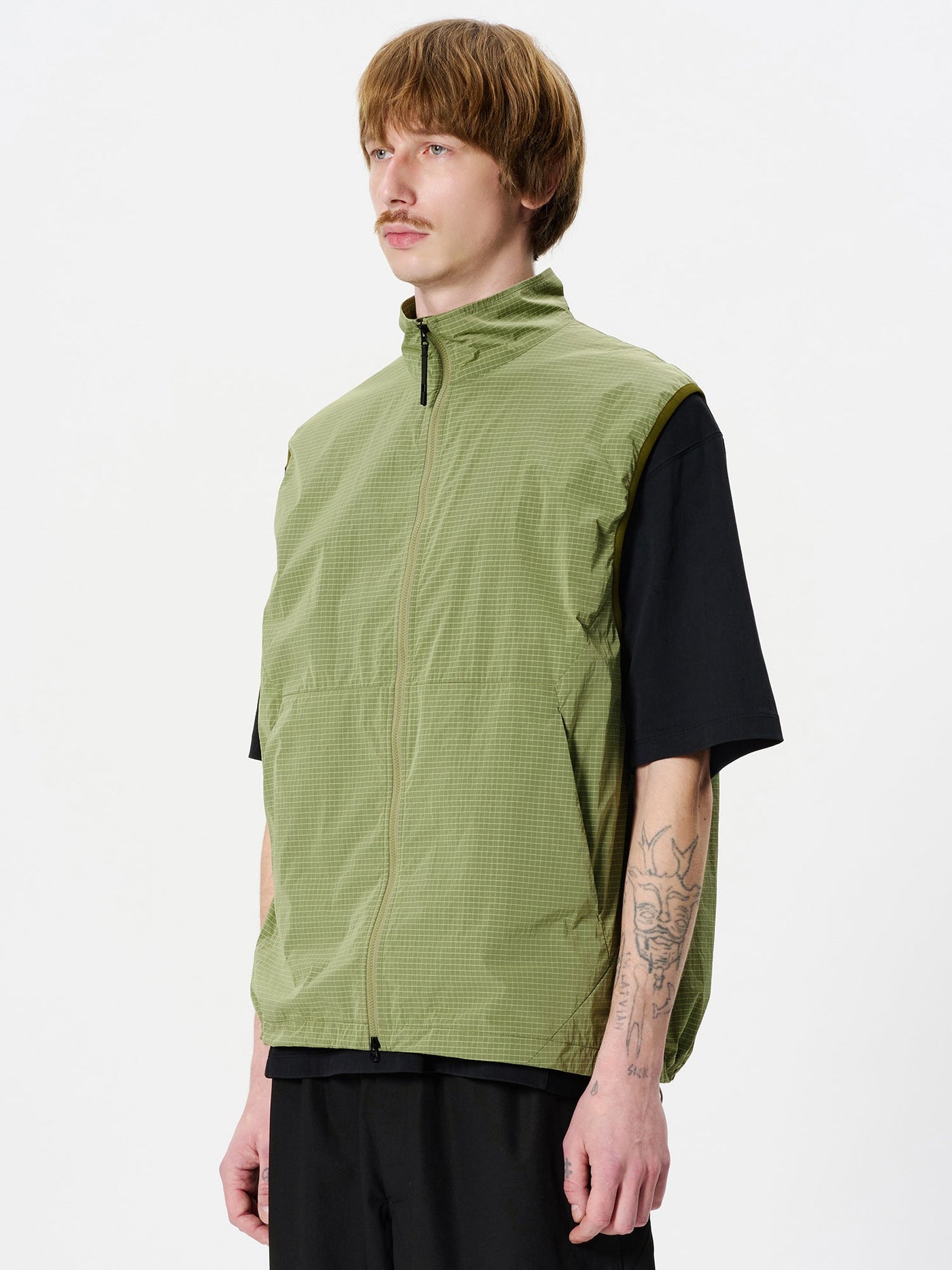Dope Dyed Rip-stop Wind Vest – Goldwin Europe