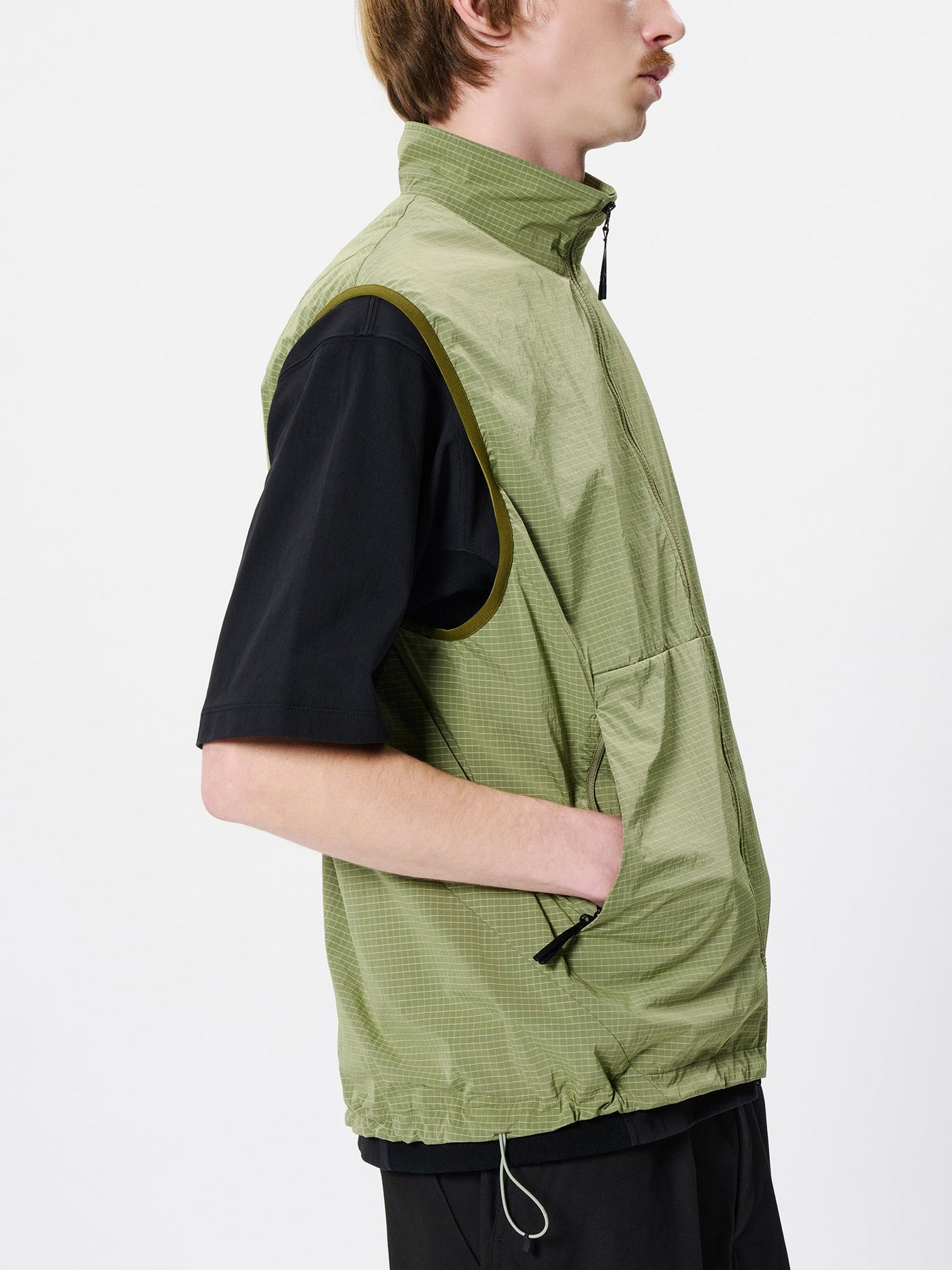 Dope Dyed Rip-stop Wind Vest – Goldwin Europe