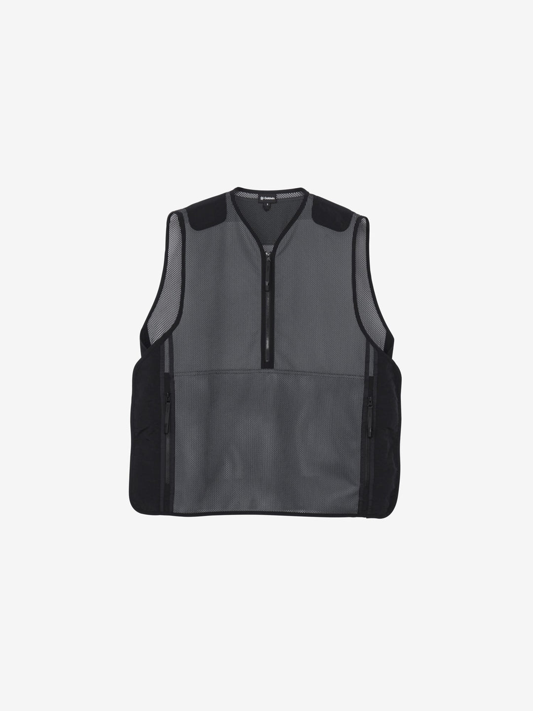 Tonalith Mesh Half Zip Vest – Goldwin Europe Tonalith Mesh Half Zip Vest – Goldwin Europe