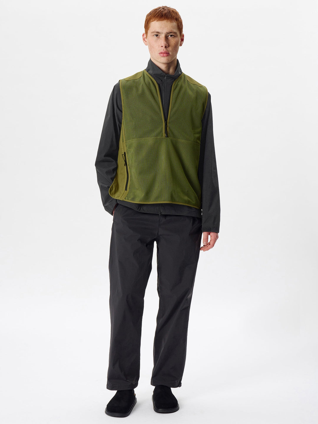 Tonalith Mesh Half Zip Vest – Goldwin Europe