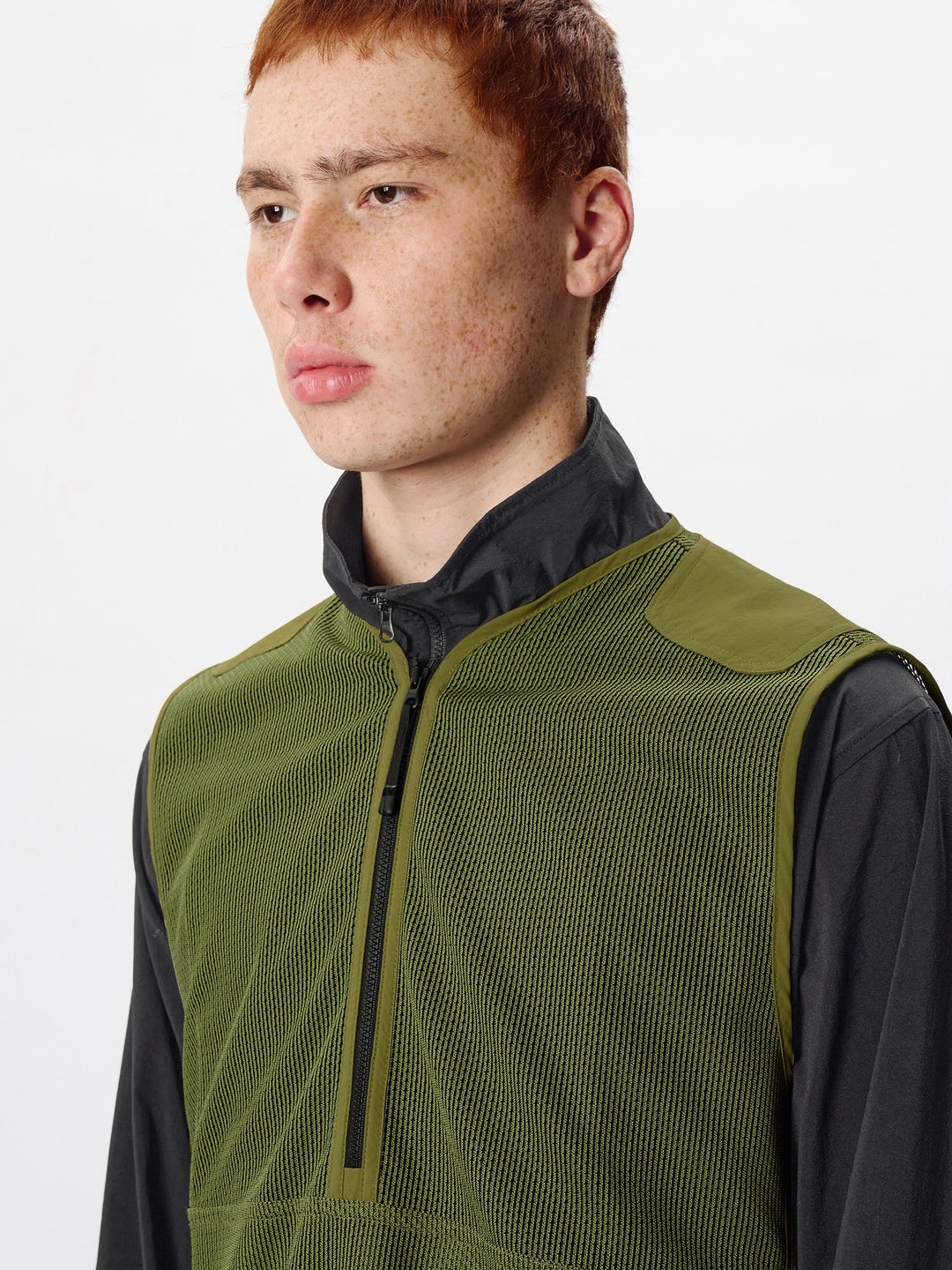 Tonalith Mesh Half Zip Vest – Goldwin Europe