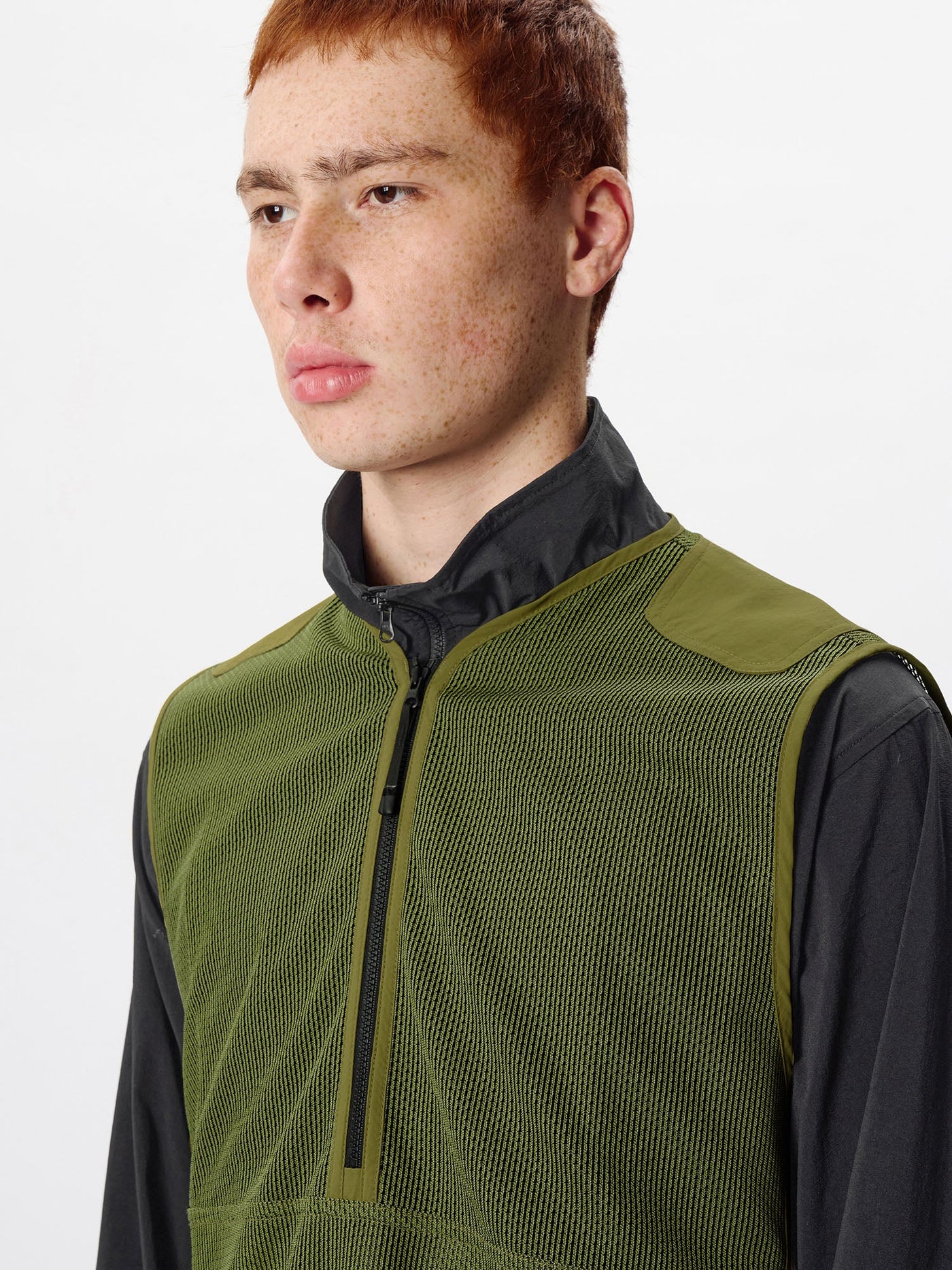 Tonalith Mesh Half Zip Vest – Goldwin Europe