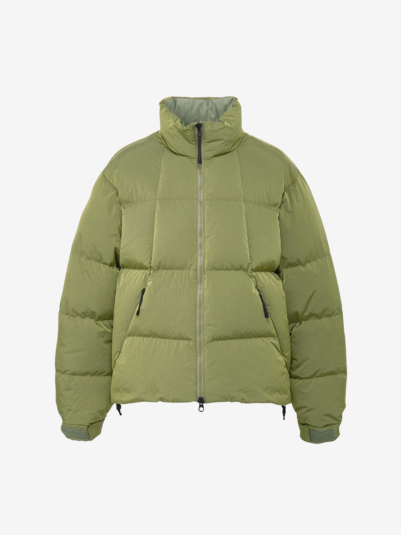 Dope Dyed Ripple Nylon Down Jacket
