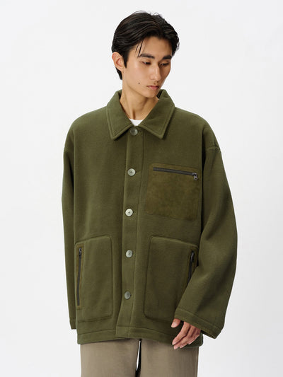 Model: Height 186cm / 6'1" | Wearing: BROWNISH GREEN / 4