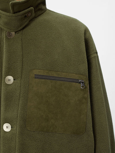 Model: Height 186cm / 6'1" | Wearing: BROWNISH GREEN / 4