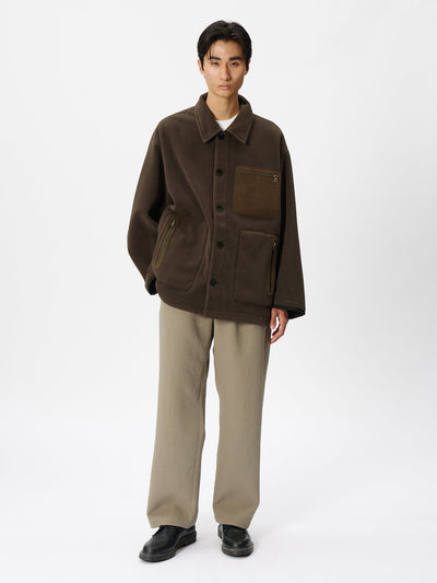 Model: Height 186cm / 6'1" | Wearing: DEEP BROWN/ 4