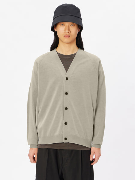 Wholegarment Wool Knit Cardigan