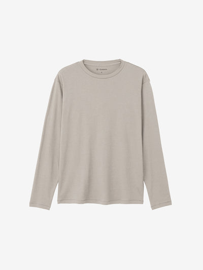 Cotton Covered Yarn Smooth L/S T-shirt