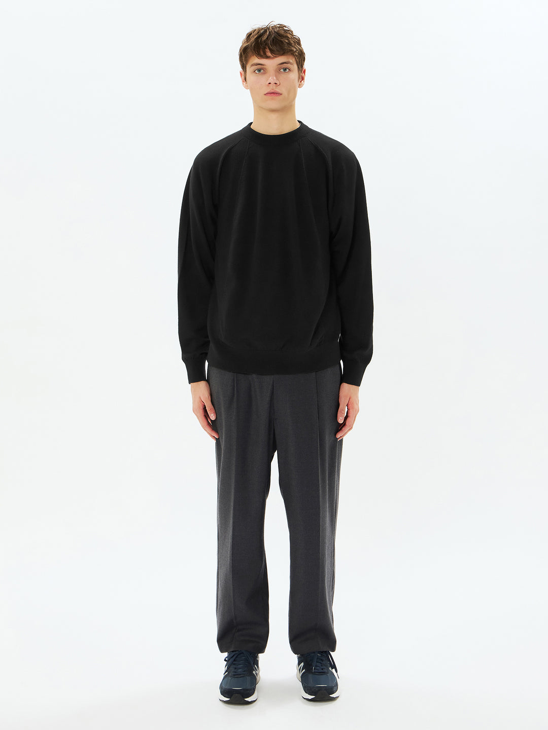 Wool x Brewed Protein Wholegarment Crew Neck – Goldwin Europe