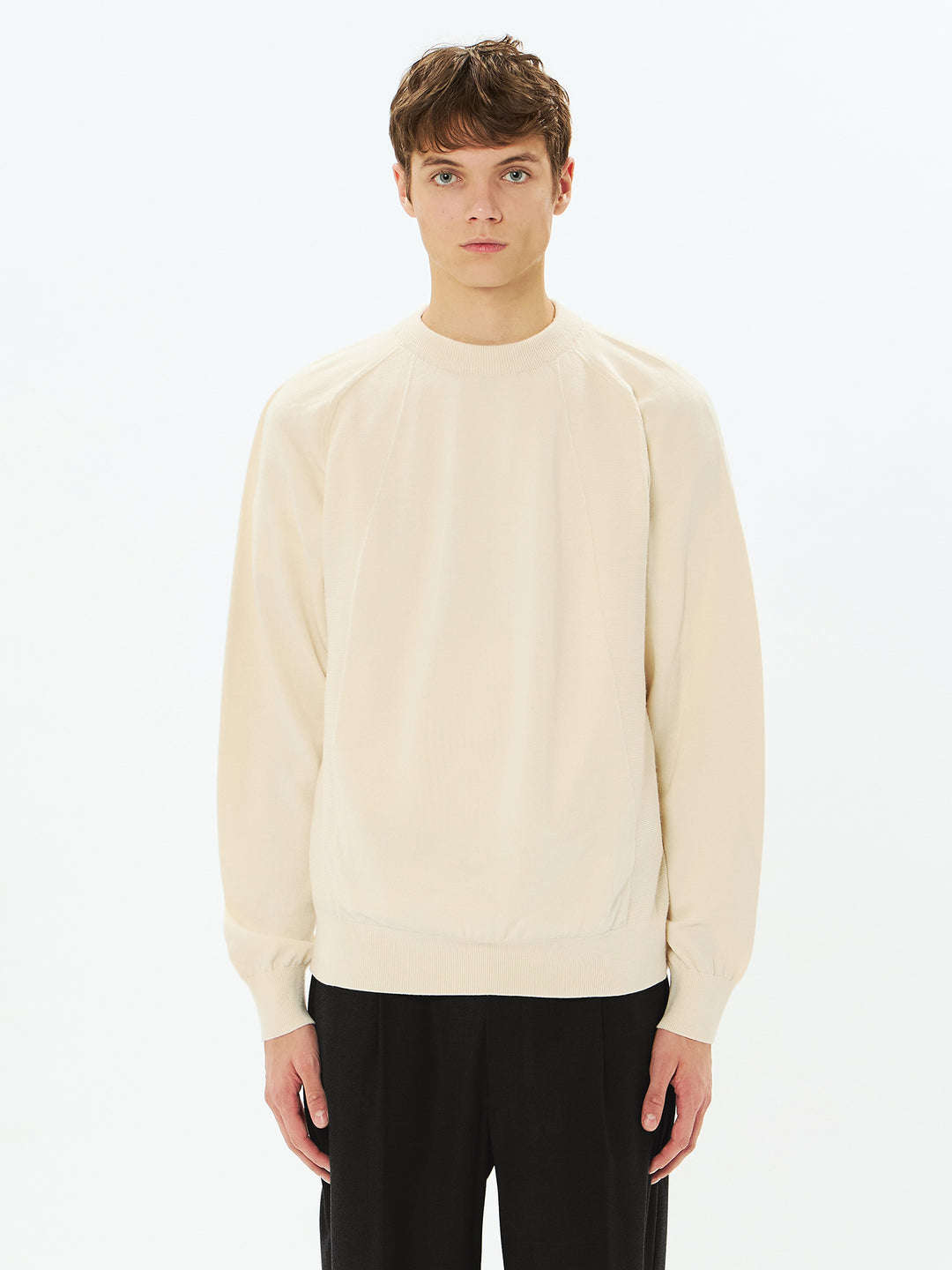 Wool x Brewed Protein Wholegarment Crew Neck – Goldwin Europe