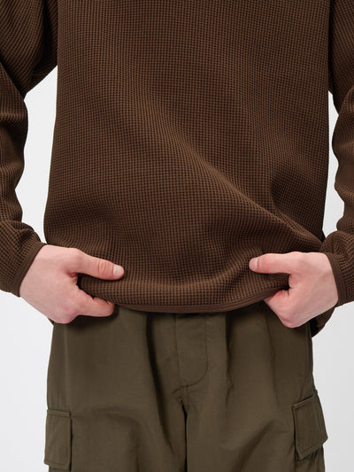 Model: Height 185cm / 6'0" | Wearing: CHICORY BROWN / 3