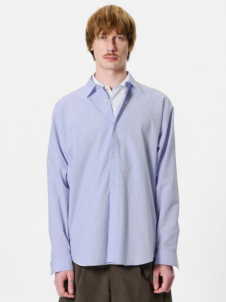 Fine Cotton Seersucker Striped Shirt