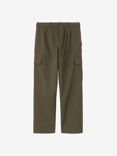 Wool Blend Twill Cargo Pants