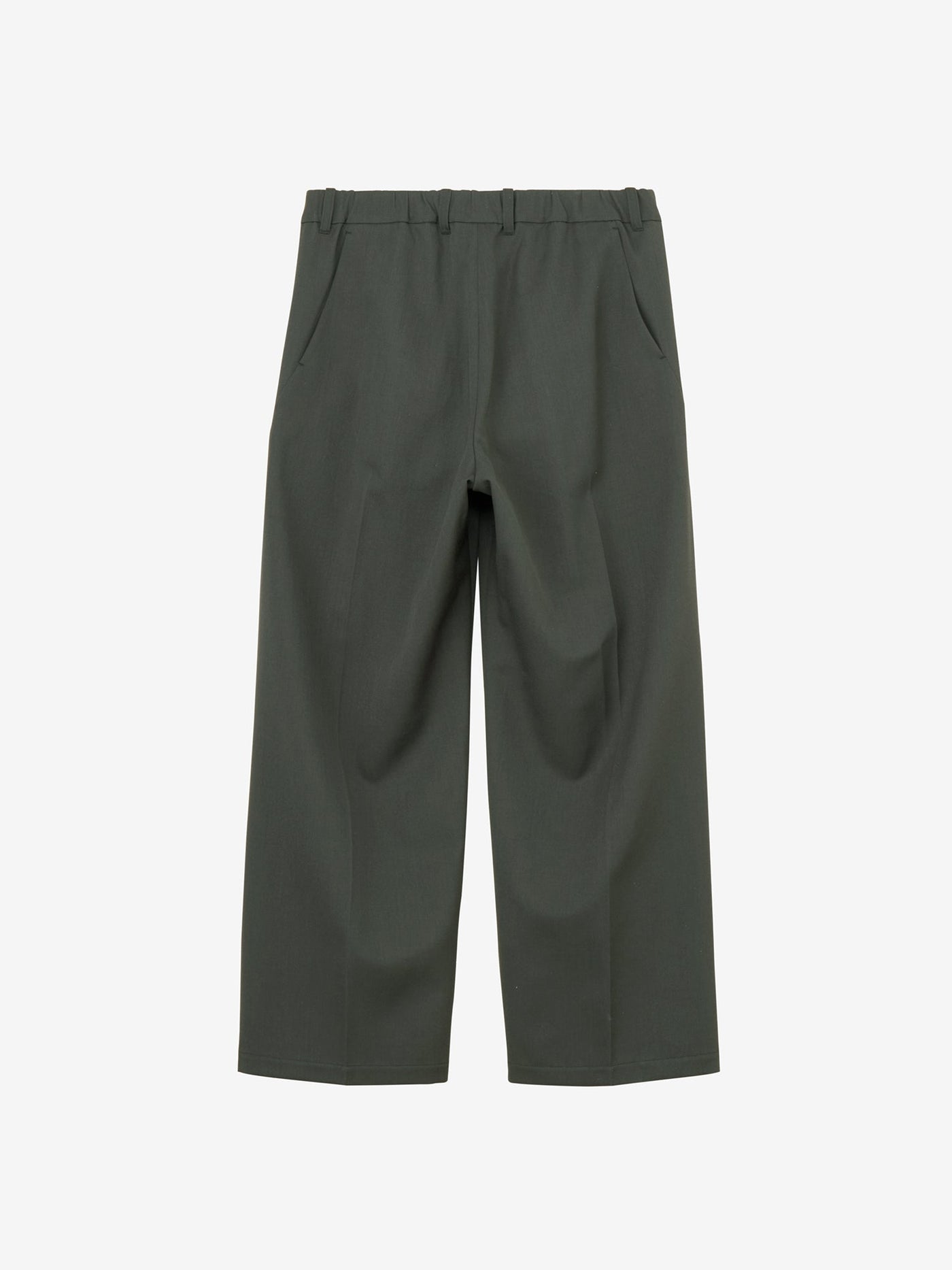 One Tuck Straight Wool Pants
