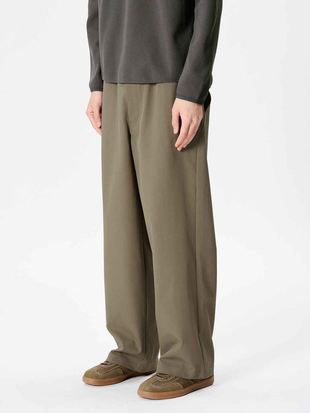 GOLDWIN Solid Color Wide Pants Lサイズ Baggy Straight Pants – Goldwin Europe