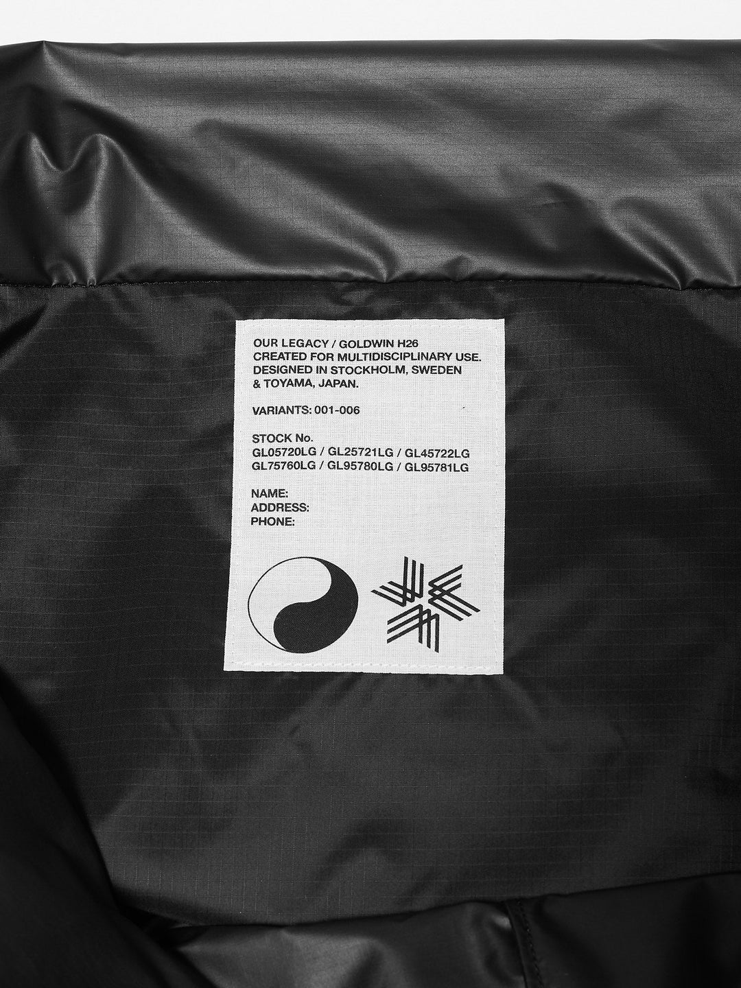Goldwin x OUR LEGACY Tote Bag – Goldwin Europe