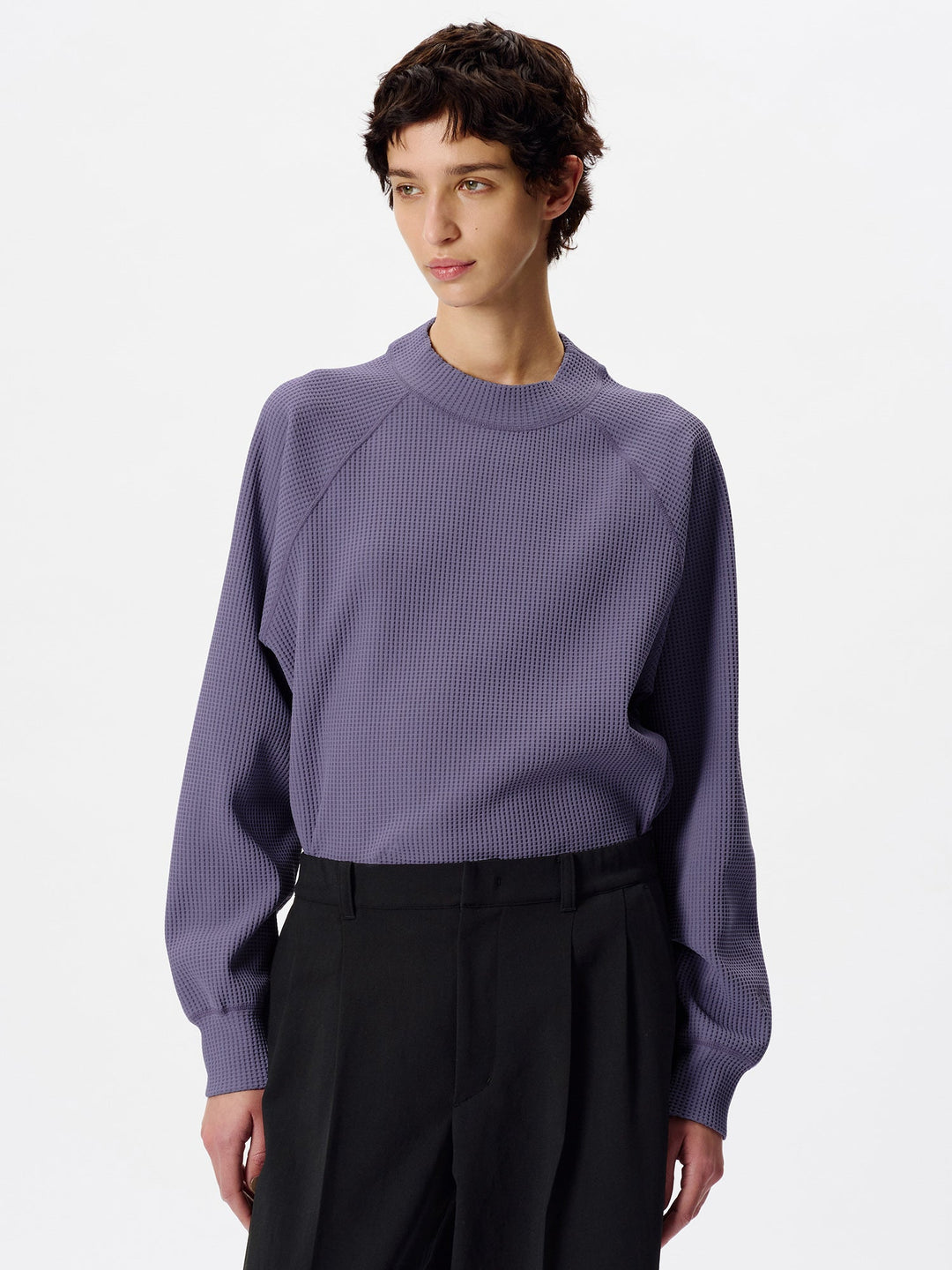 WF Light Mock Neck L/S T-shirt – Goldwin Europe