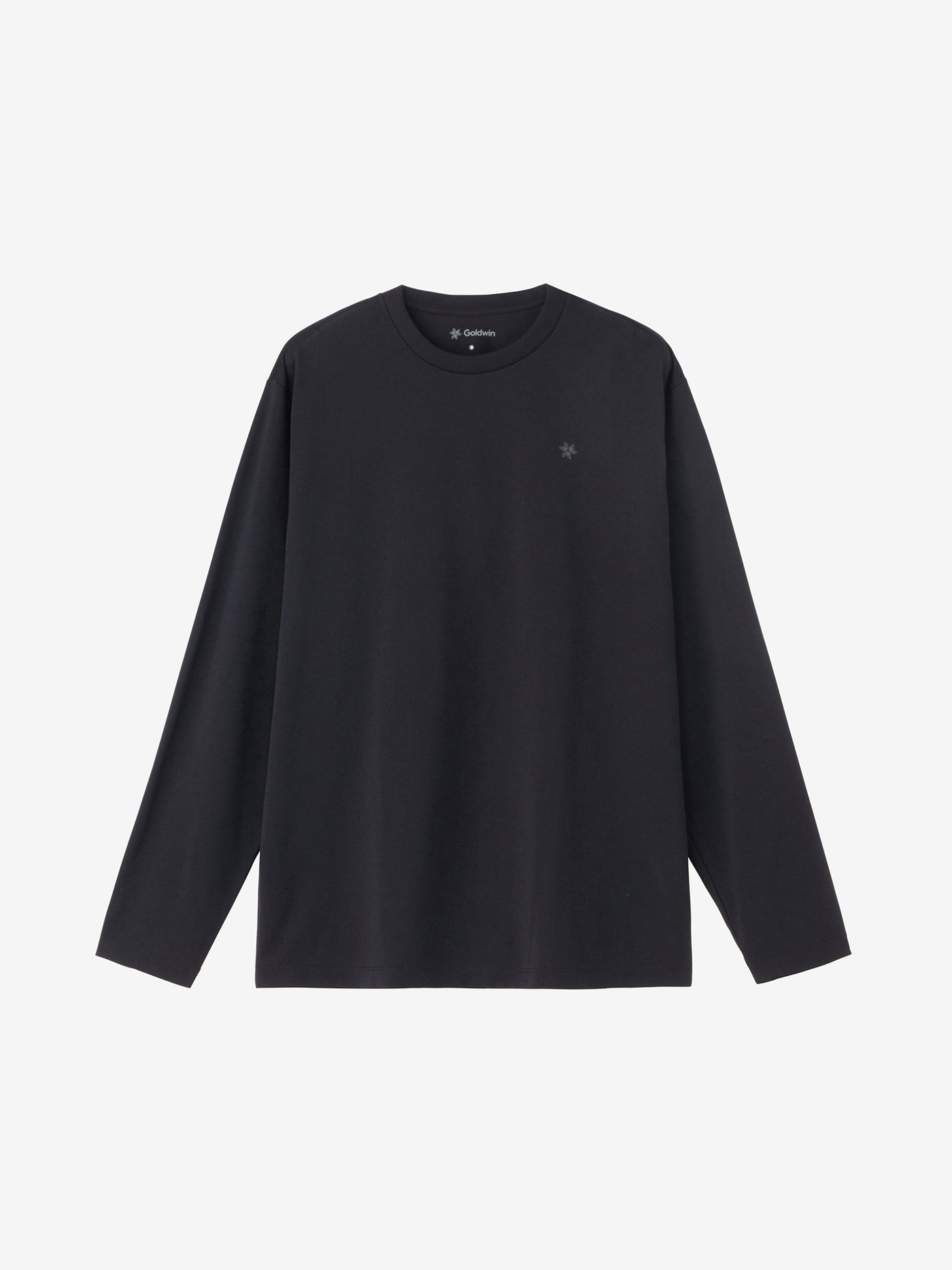 Peak-motif Print L/S T-shirt