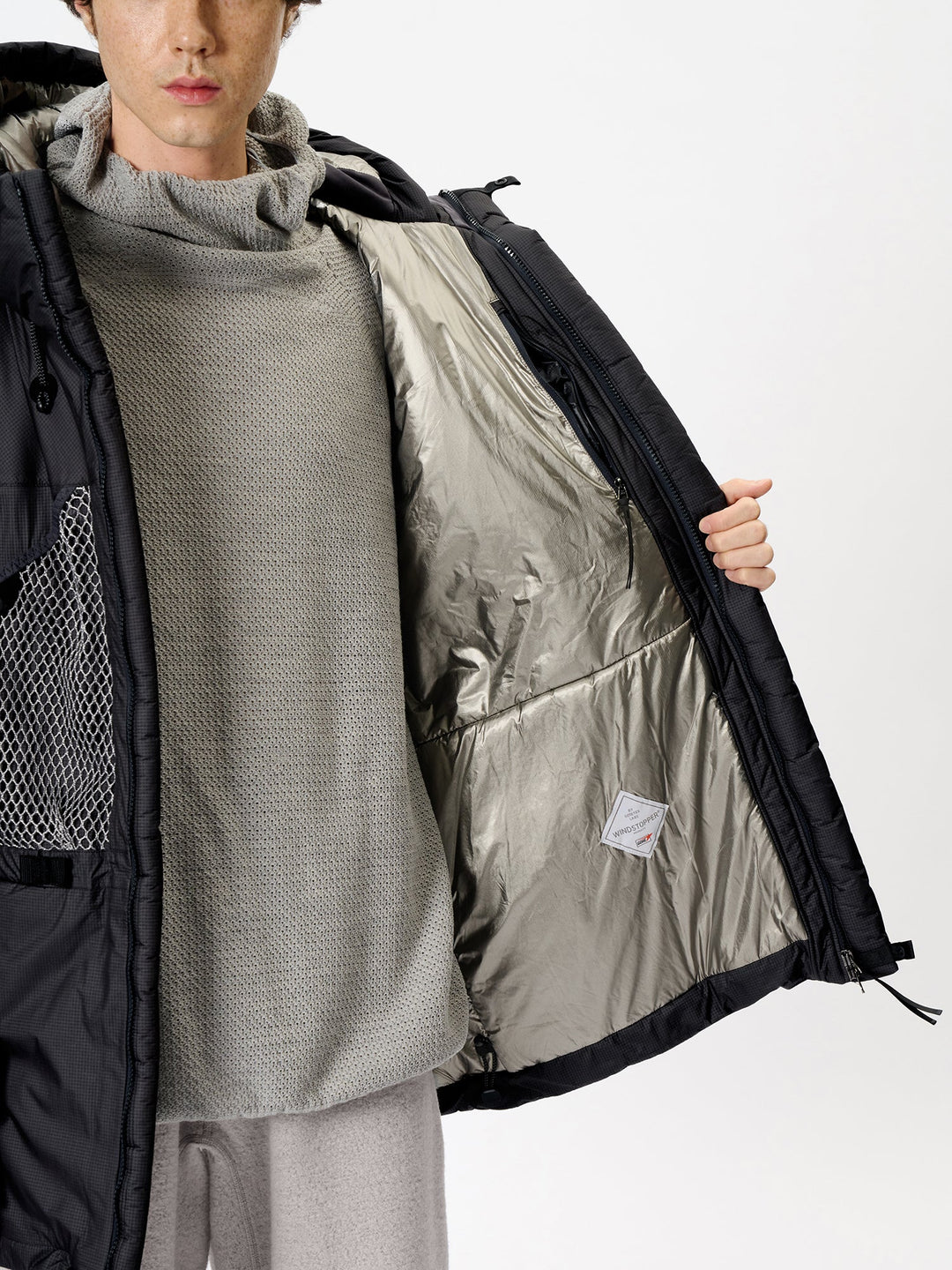 Goldwin 0 WINDSTOPPER Padded Composite Parka – Goldwin Europe