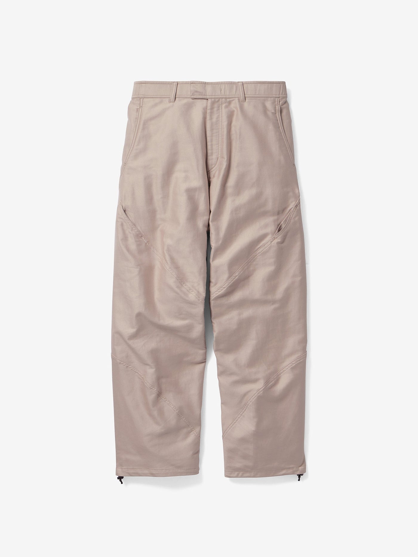 Goldwin 0 Cotton Silk Blend Helicoid Wide Pants